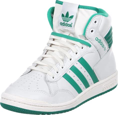 adidas weiss grün hoch|Grüne Sneaker .